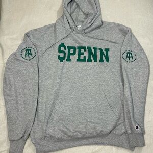 BARSTOOL SPORTS Hoodie Mens Medium Gray $PENN Champion Eco Sweater Sweatshirt